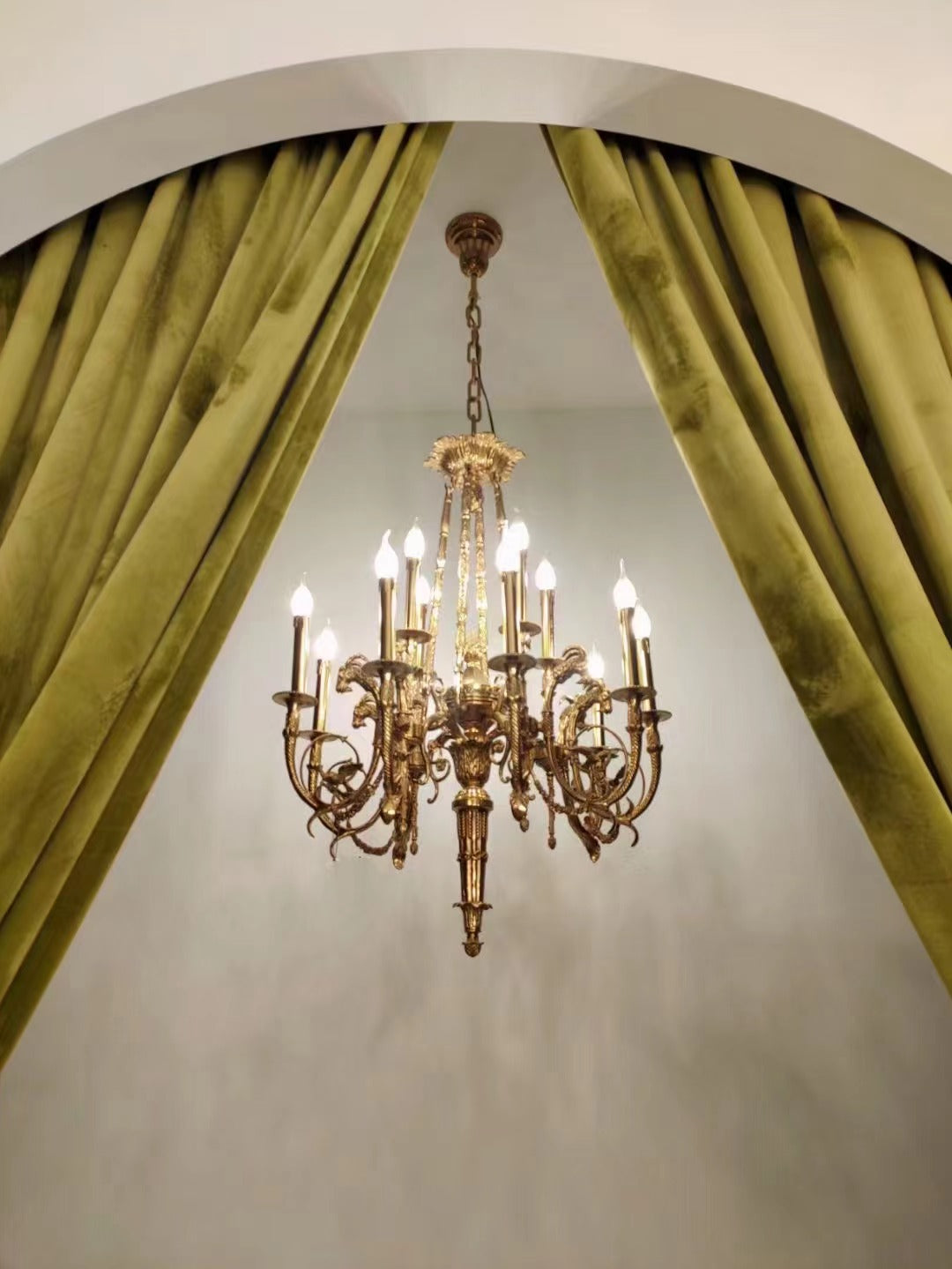 vintage chandelier with elegant details