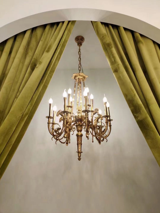 vintage chandelier with elegant details