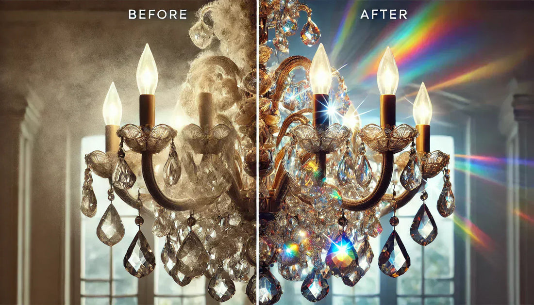How to Clean a Crystal Chandelier: Expert Tips for Vintage & Antique Lighting Care