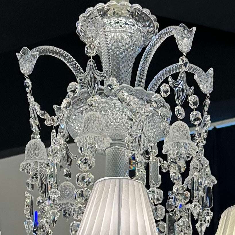 8 Lamps Baccarat Crystal Design Chandelier (Long)