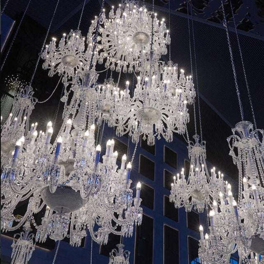 8 Lamps Baccarat Crystal Design Chandelier