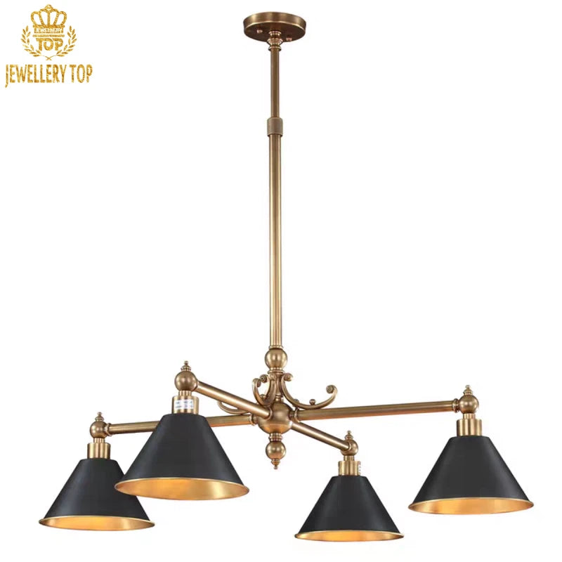 Regal brass chandelier inspired by European ballroom elegance