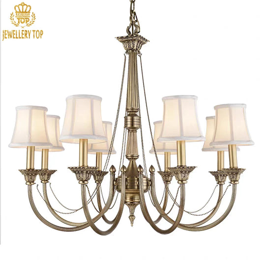 Lampadario in ottone "Eredità della Tenuta"