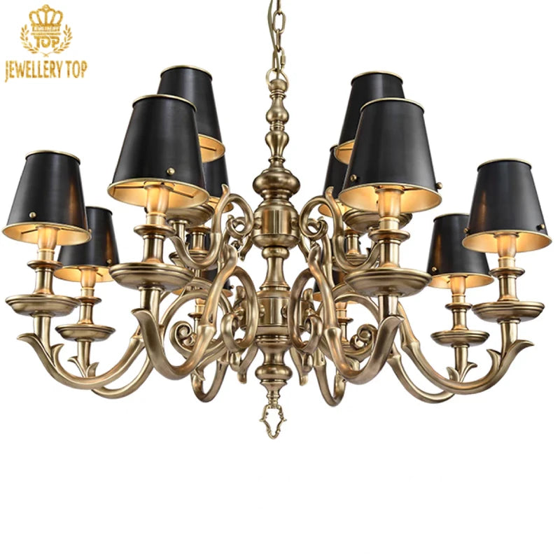 JEWELLERY TOP’s celestial-inspired brass chandelier with architectural elegance