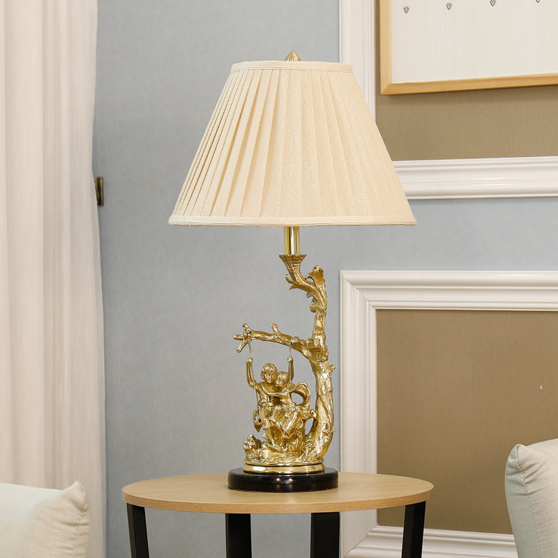 All Brass Classic Table Lamp - Jewellery Top Lighting