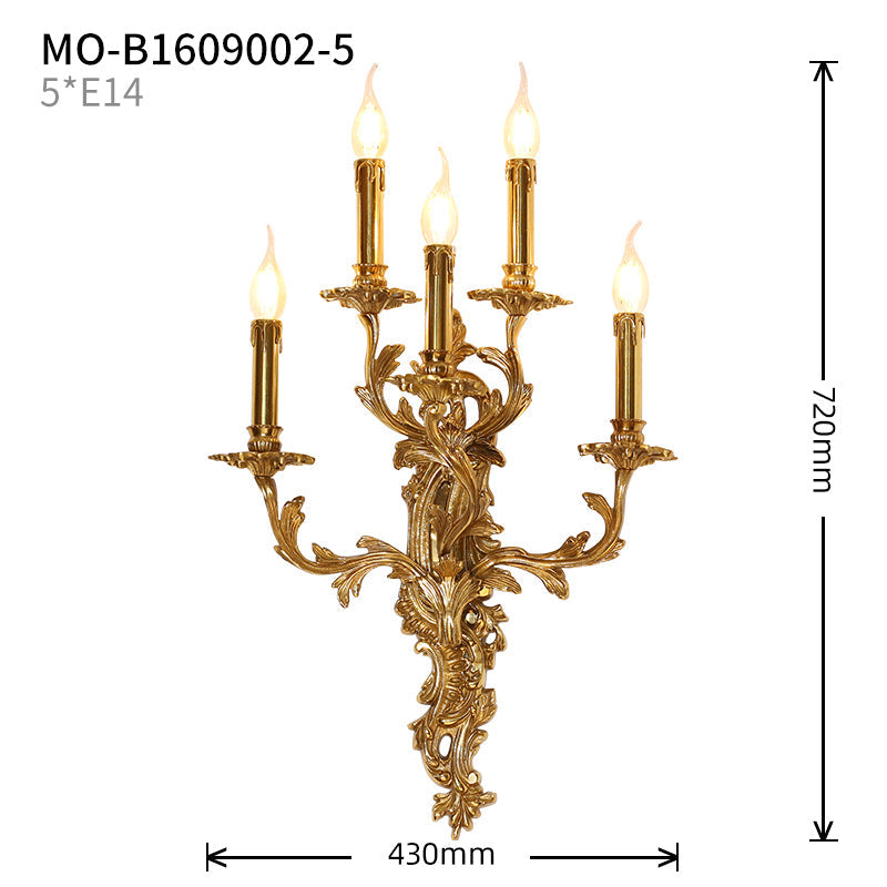 Anacthus Leaf Antique Wall Lamp - Jewellery Top Lighting