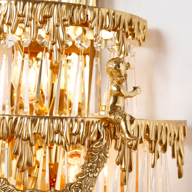 Anthea Pineapple Brass Wall Sconce - Jewellery Top Lighting