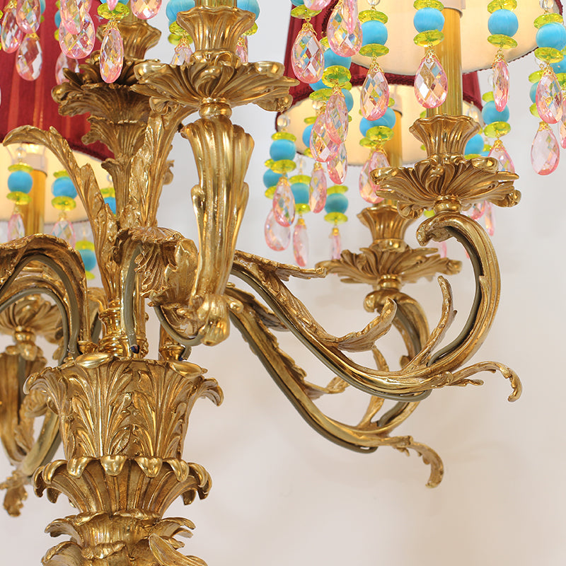 Apollo’s Serenade French Table Lamp - Jewellery Top Lighting