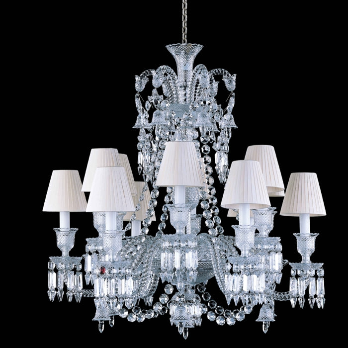Asteria Nova Italian Glass Chandelier 12 Lamps