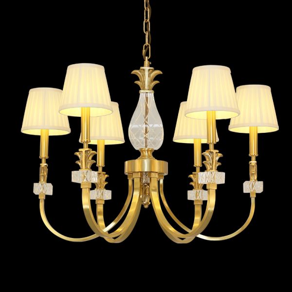 AURIC HALO Gold Chandelier