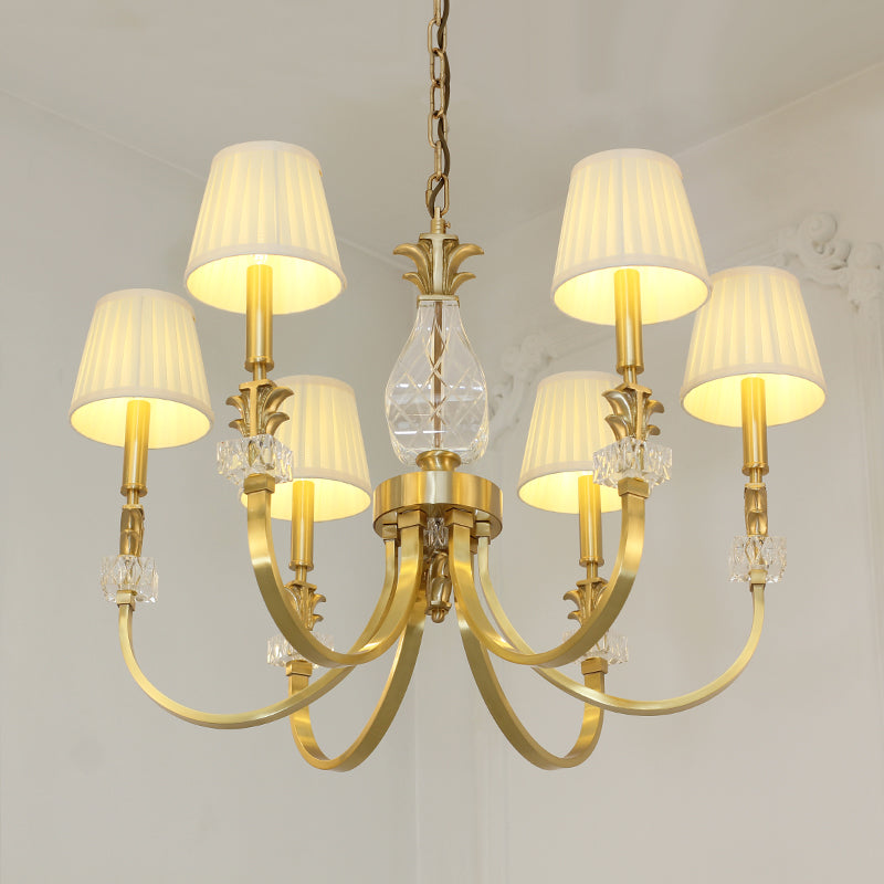 AURIC HALO Gold Chandelier