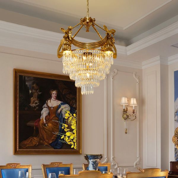 Aurora Antiqua Antique Pendant Light - Jewellery Top Lighting