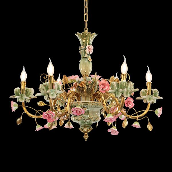 Aurora Fields Vintage Chandelier - Jewellery Top Lighting