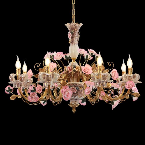 Aurora Fields Vintage Chandelier - Jewellery Top Lighting