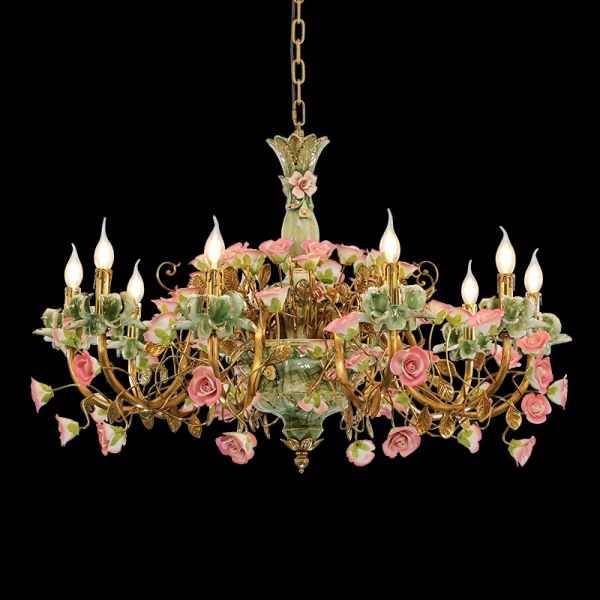 Aurora Fields Vintage Chandelier - Jewellery Top Lighting