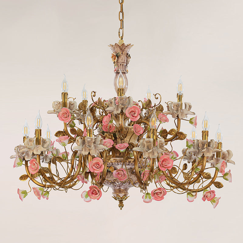 Aurora Fields Vintage Chandelier - Jewellery Top Lighting