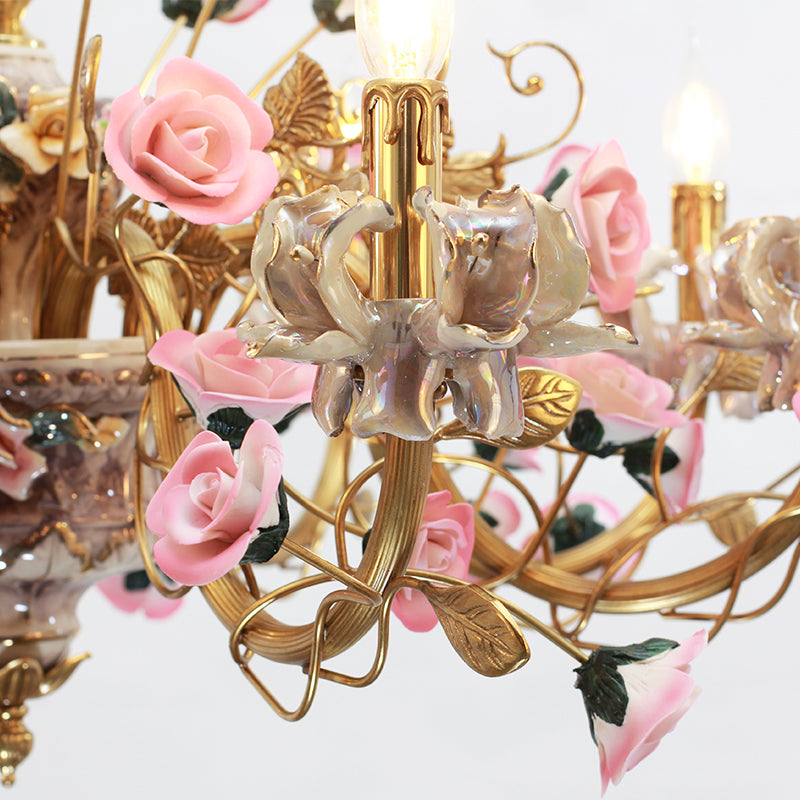 Aurora Fields Vintage Chandelier - Jewellery Top Lighting