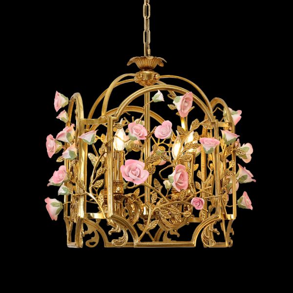 Baroque Bloom Rococo Pendant Lamp - Jewellery Top Lighting