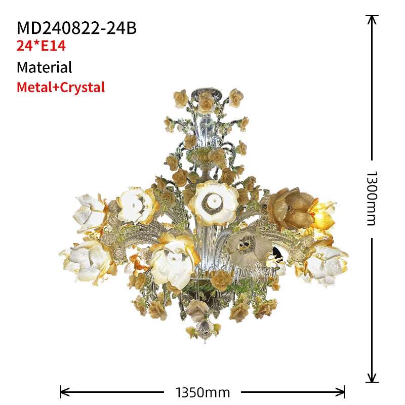 Blossom Radiance Murano Chandelier