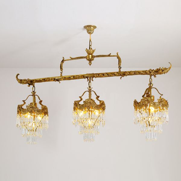 Brass Antique Pendant Light - Jewellery Top Lighting