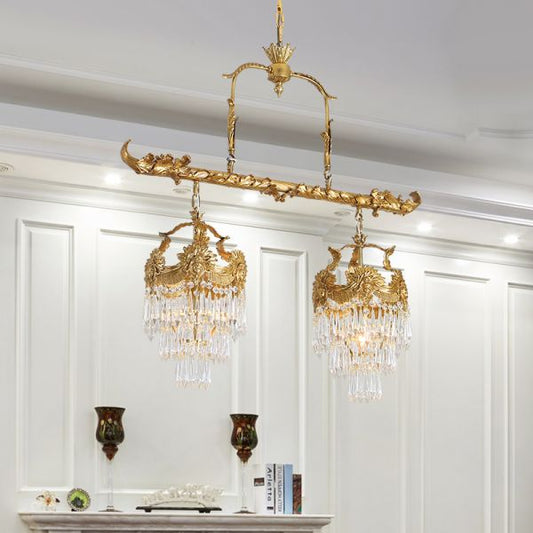 Brass Antique Pendant Light - Jewellery Top Lighting