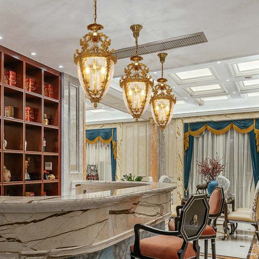 Brass Lantern Pendant Light - Jewellery Top Lighting