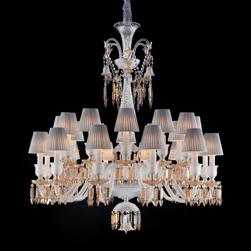 Capulet Aureole Italian Glass Chandelier