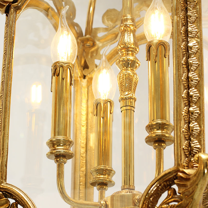 Warm glow from the vintage-style Celestial Beacon pendant lamp