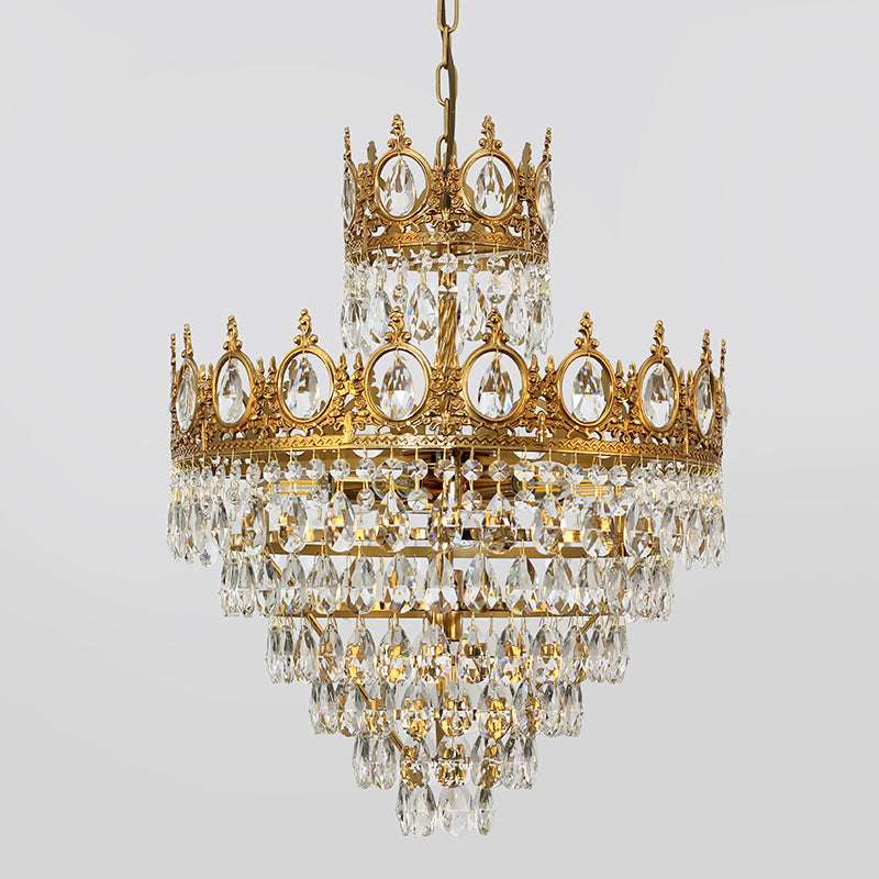 Celestial Crown Gold Pendant Lamp