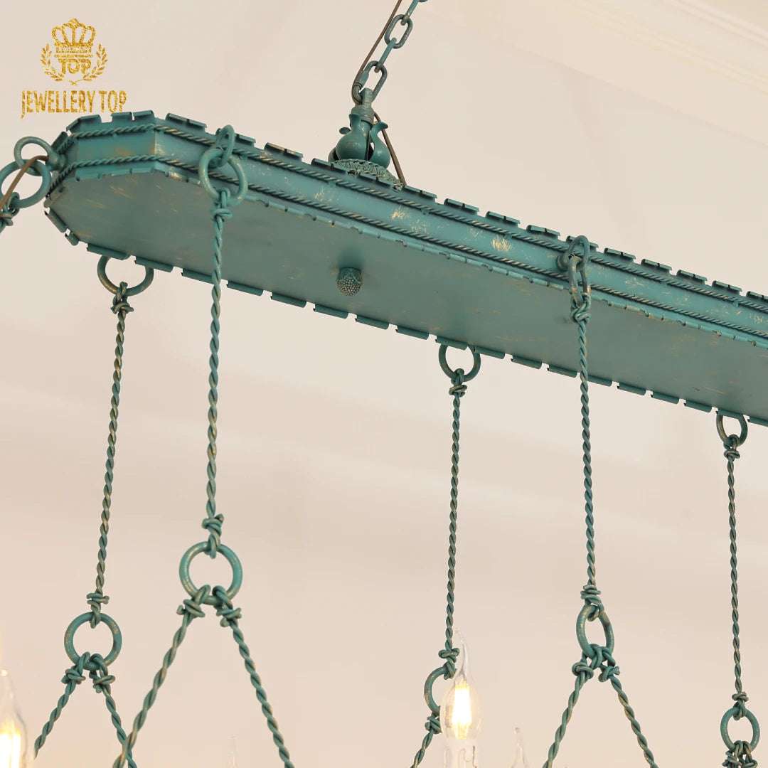 Celestial Gothic Chandelier In Patina Finish