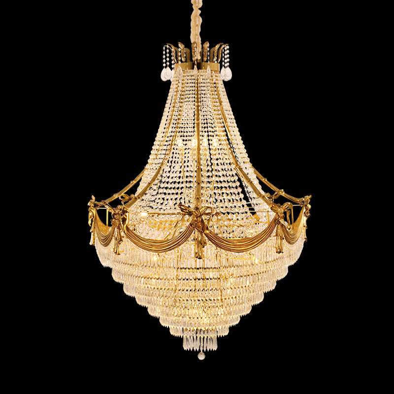 Crystal Foyer Chandelier - Jewellery Top Lighting