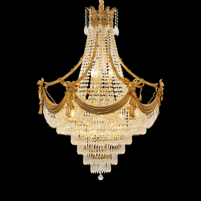 Crystal Foyer Chandelier - Jewellery Top Lighting