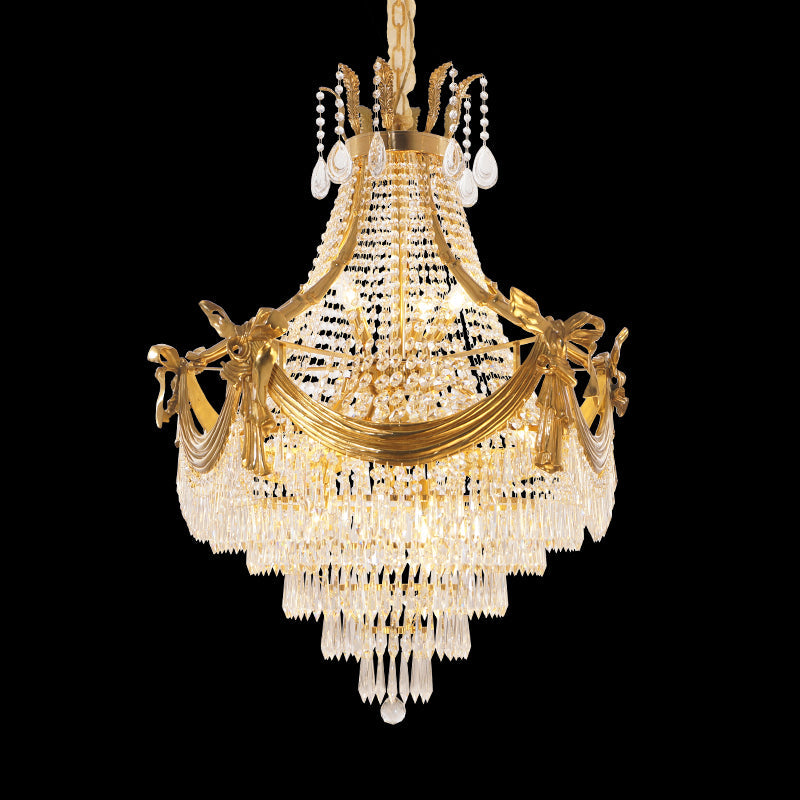 Crystal Foyer Chandelier - Jewellery Top Lighting