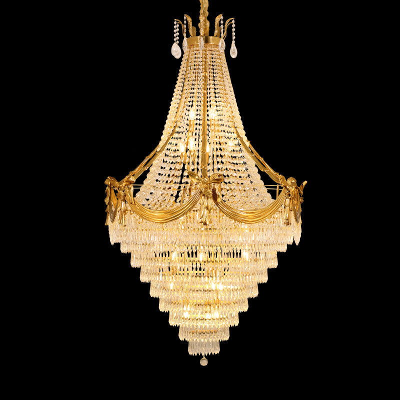 Crystal Foyer Chandelier - Jewellery Top Lighting