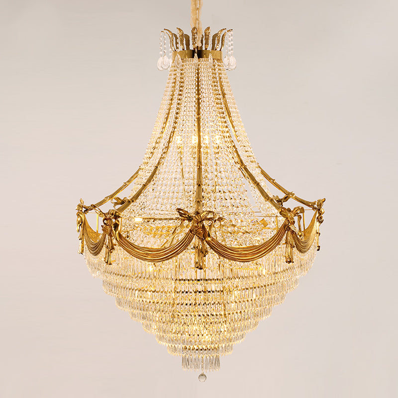 Crystal Foyer Chandelier - Jewellery Top Lighting