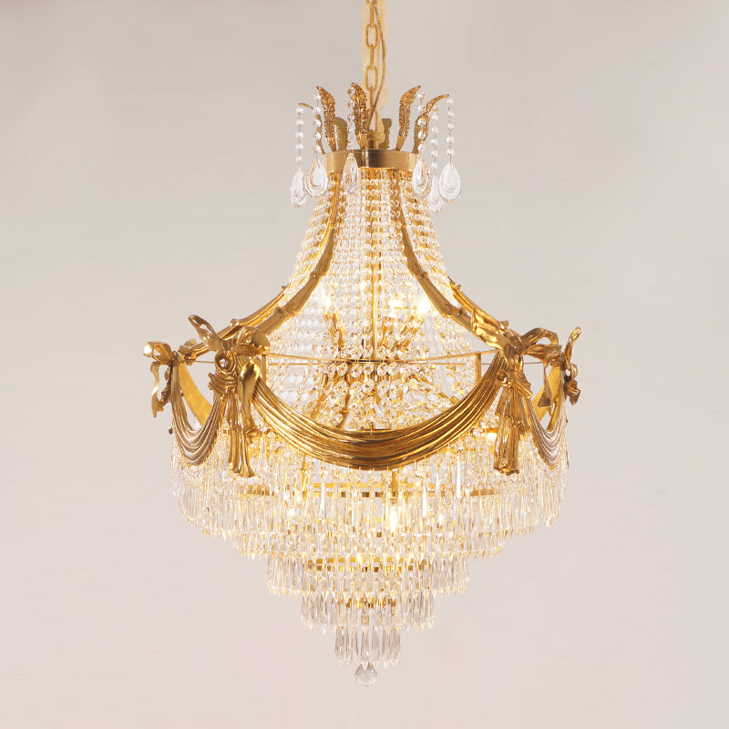Crystal Foyer Chandelier - Jewellery Top Lighting