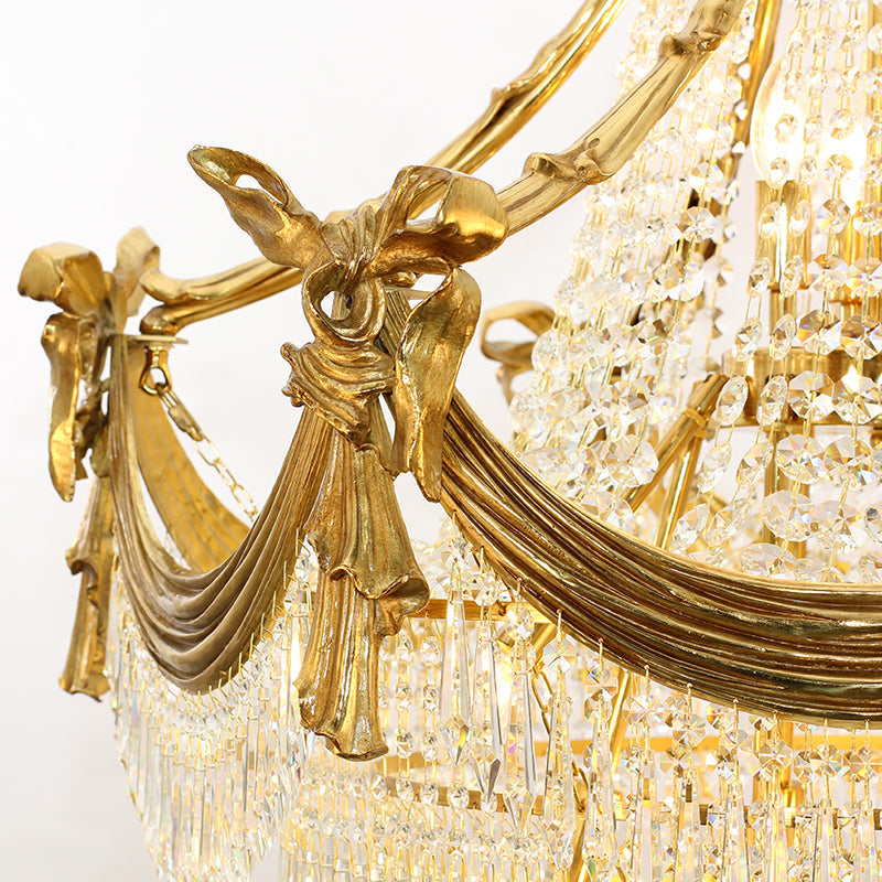 Crystal Foyer Chandelier - Jewellery Top Lighting