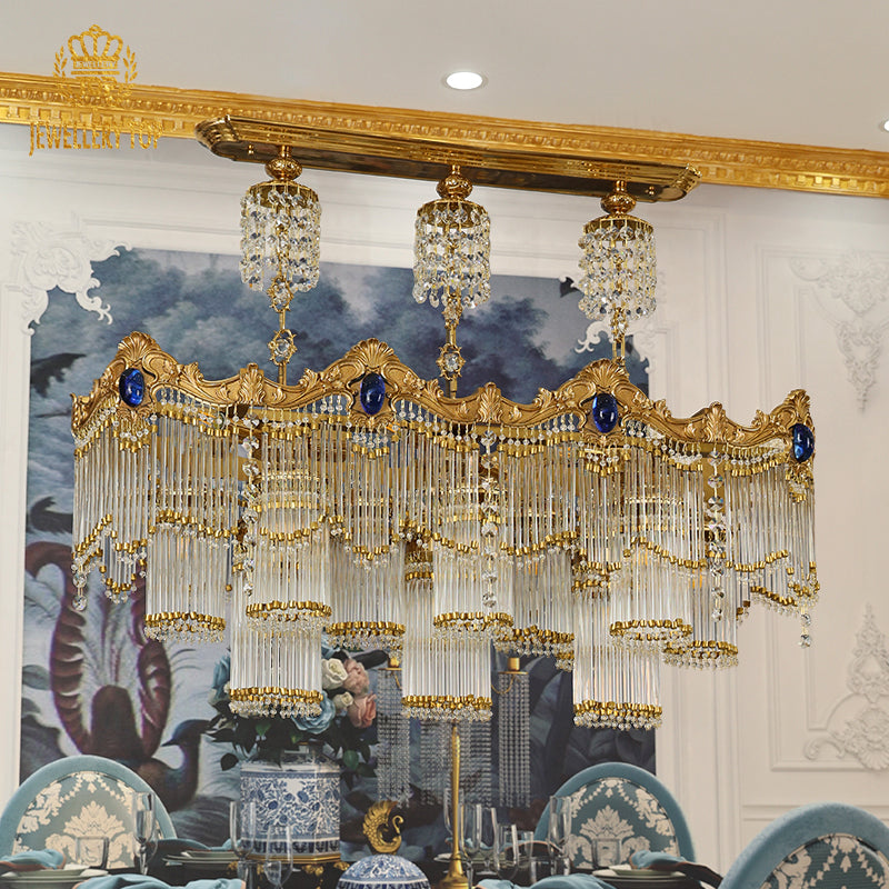 Éclat de Versailles Vintage French Chandelier - Jewellery Top Lighting