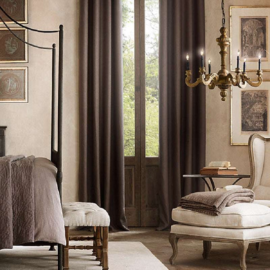 Elysian Oak French Country Chandelier