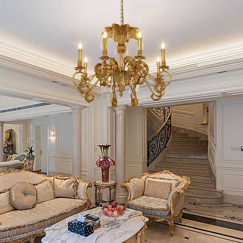 Elysian Palm Neoclassical Chandelier - Jewellery Top Lighting