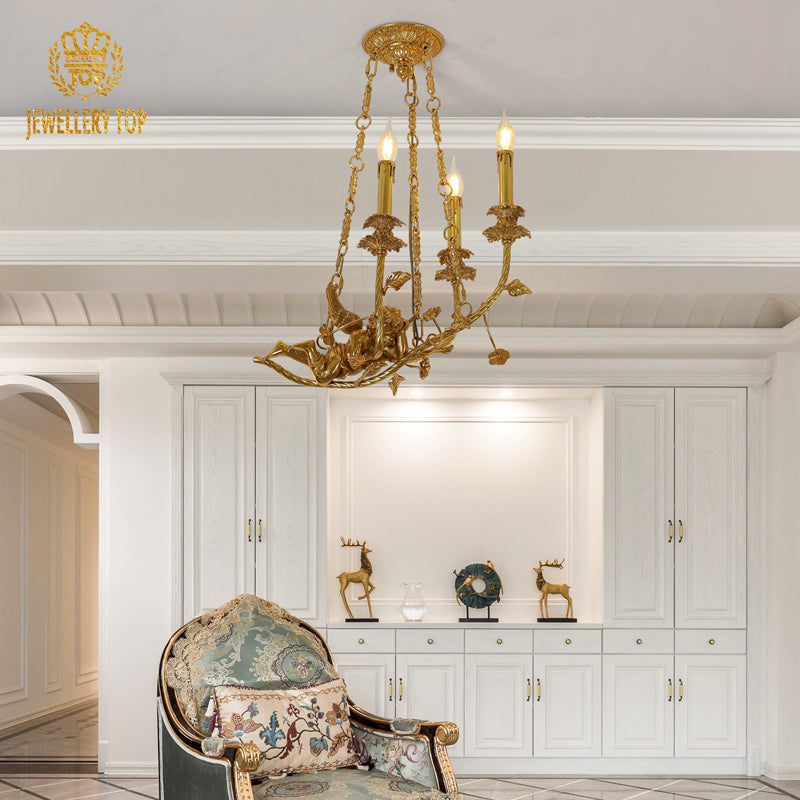 Illuminated Elysian Relic vintage pendant lamp in a modern interior