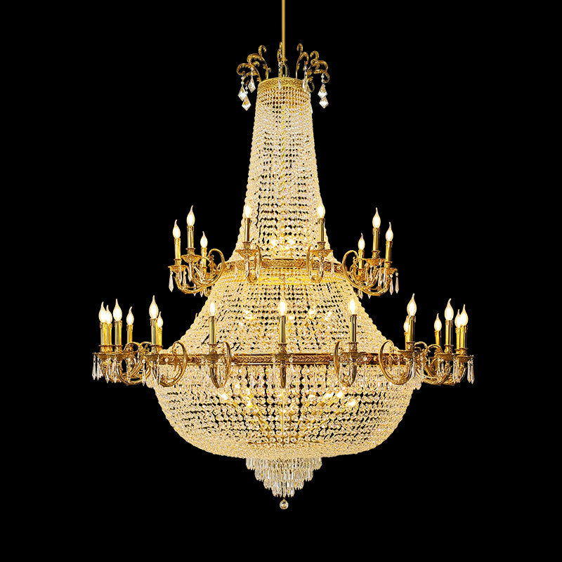 Empire Crystal Chandelier - Jewellery Top Lighting