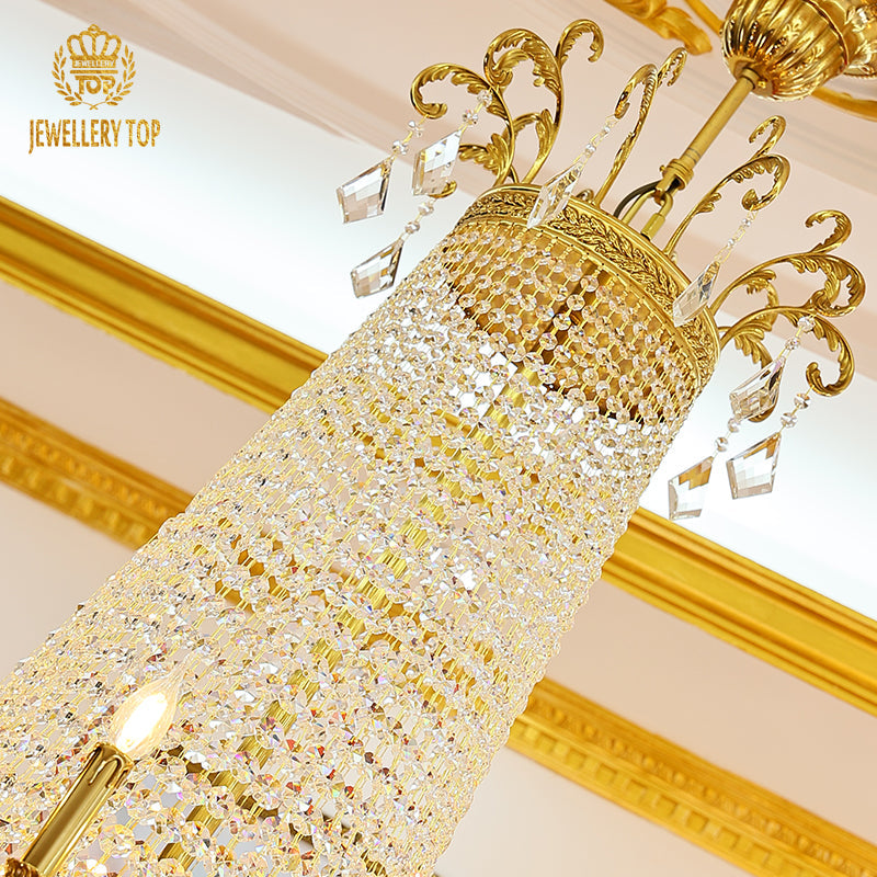 Empire Crystal Chandelier - Jewellery Top Lighting