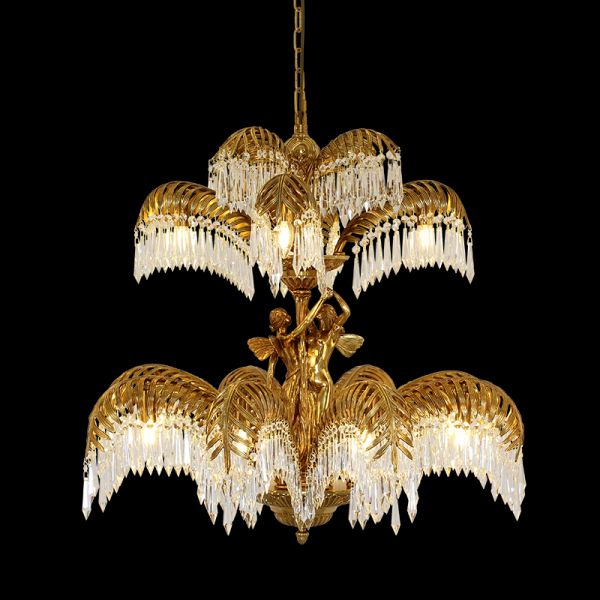 Enchanted Elf Palm Chandelier