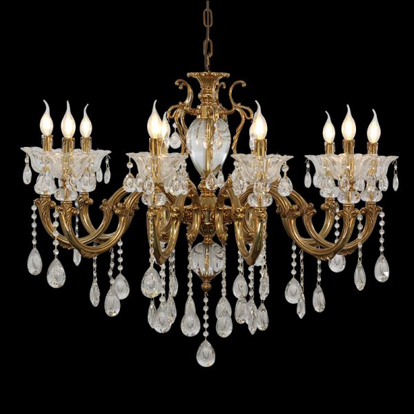 Eos Golden Twilight Vintage Chandelier - Jewellery Top Lighting