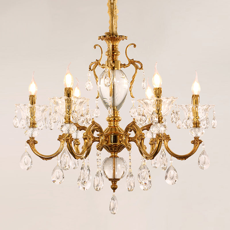 Eos Golden Twilight Vintage Chandelier - Jewellery Top Lighting