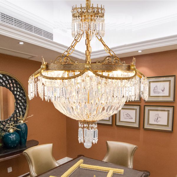 European-style Crystal Pendant - Jewellery Top Lighting