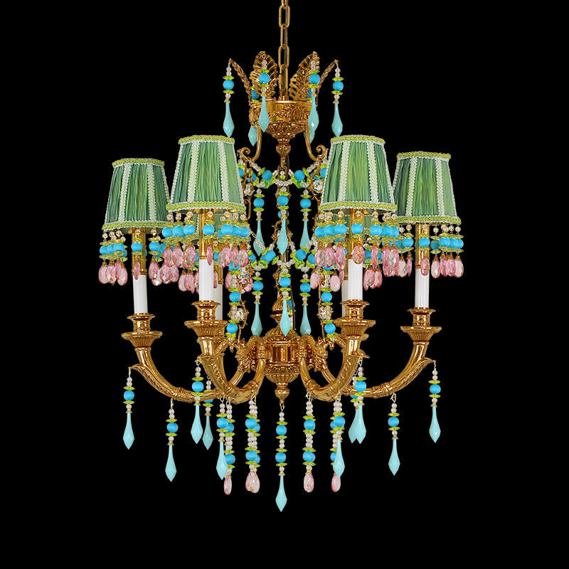 Farmhouse Chandelier – Charming Brass Lighting for Cozy Bedrooms