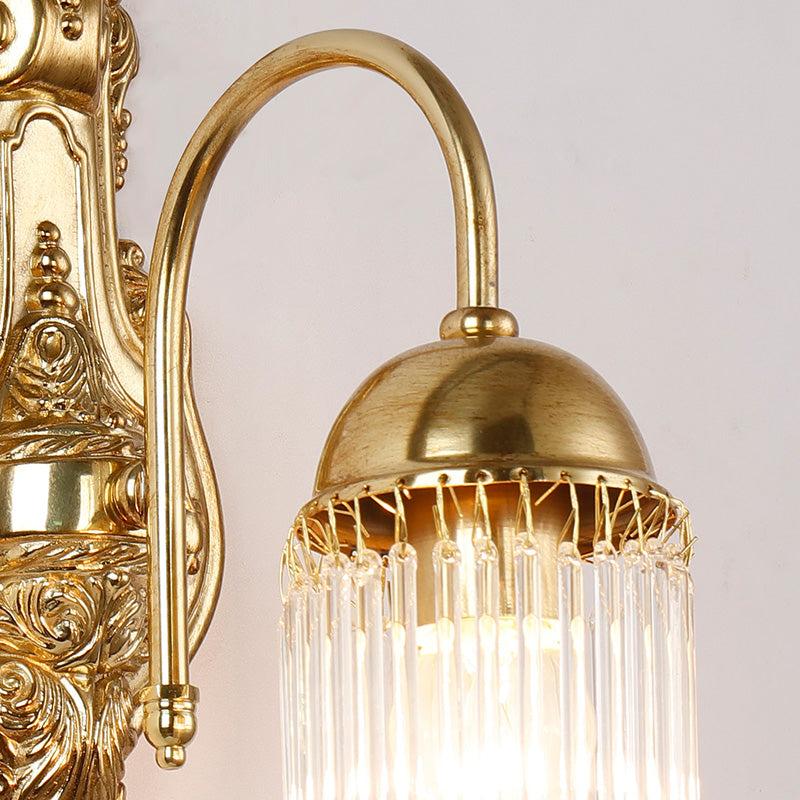 French Brass Wall Lamp - Jewellery Top Lighting
