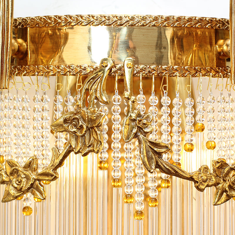 French Brass Wall Lamp - Jewellery Top Lighting